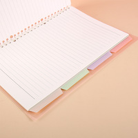 Libreta de Hojas Sueltas B5, Índice de Colores PP, Pestañas de Categoría de Color Sólido, Separadores de Páginas, Papel Divisor, Impresión UV, Marca SY