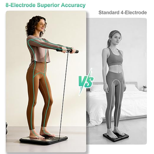Báscula Inteligente de Grasa Corporal con 8 Electrodos, Pantalla a Color, 58 Datos, IMC, Grasa Muscular y Visceral, Sincronización con APP, 24 Usuarios, Modo Sin Conexión, Bluetooth - Product Image 4