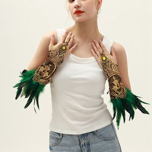 Waterdichte veren polsband glamoureus ontwerp Halloween cosplay kostuumset voor vrouwen volwassenen, op maat gemaakte kleur & comfortabele pasvorm - Product Image 6