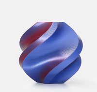 Filamen Printer 3D Silk PLA Dua Warna 1.75mm 1KG Dua Warna Silk Hasil Akhir Mengkilap Permukaan Halus