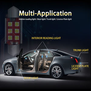 <span class=keywords><strong>G</strong></span>-View ไฟพู่ห้อย LED สำหรับตกแต่งภายในรถยนต์ C5W แบบ Canbus 31มม. 36มม. 39มม. 41มม. สำหรับโฟกัสยานพาหนะนำ C10W ภายในรถ - Product Image 5