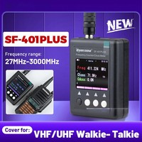 Medidor de Frecuencia Portátil Surecom SF-401 Plus, Contador de 100Mhz-3000Mhz, Pantalla Digital, Decodificador CTCSS/DCS, Radio Bidireccional