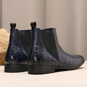 Botas Chelsea Clásicas de Lujo para Hombre, Hechas a Mano, Color Marrón, Parte Superior de PU, Impermeables, Antideslizantes, de Alta Calidad - Product Image 4