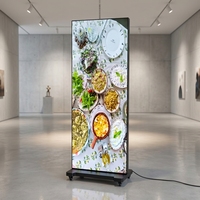 Écran LED pliable P2.5, écran LED double face, affichage numérique