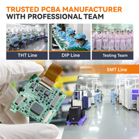Servicio Integral de Fabricación de Placas PCBA para Pantallas de Hogar Inteligente, Ensamblaje SMT, Fabricante de PCBA con Certificación ISO9001 en China