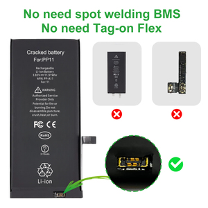 New Upgrade IOS 100% <strong>Battery</strong> Health for <strong>iPhone</strong> Solve Pop up <strong>Repair</strong> Phone <strong>Battery</strong> for <strong>iPhone</strong> 11 <strong>Battery</strong> 18-month Warranty CE - Product Image 4