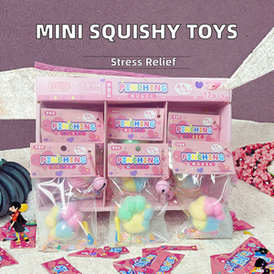 Vente en gros 2024 Jouet anti-stress TPR Mini Squishy à presser, formes amusantes de fruits et d'animaux, modèle ST34 pour adultes et enfants, jouets de décompression unisexes - Product Image 2