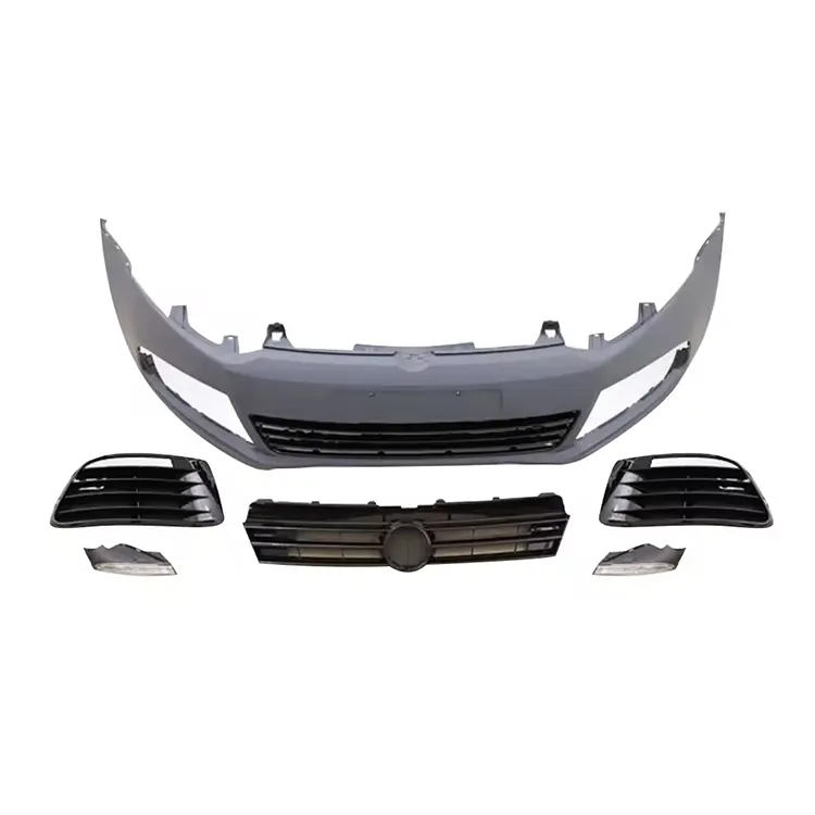 KSEEK Car Modification Parts Front Bumper Assembly Body Kit With Grille for VW polo R series