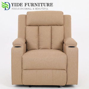 Sofá Individual Moderno <span class=keywords><strong>de</strong></span> Alta Gama, Color Blanco Beige, Elegante Sofá <span class=keywords><strong>de</strong></span> Diseño para el <span class=keywords><strong>Suelo</strong></span>, Sofá Individual Giratorio - Product Image 2