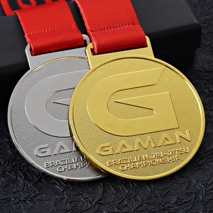 Jiu Jitsu-medalla de campeonato personalizada, oro, plata, cobre - Product Image 5