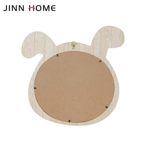 <span class=keywords><strong>Porte</strong></span>-bougie <span class=keywords><strong>en</strong></span> <span class=keywords><strong>verre</strong></span> décoratif vintage Art Déco, écologique, avec cadre <span class=keywords><strong>en</strong></span> bois et miroir, pour la décoration de table de Noël - Product Image 4