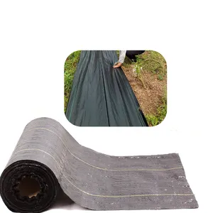 杂草屏障景观织物高级花园杂草屏障简易设置耐用编织杂草控制景观织物