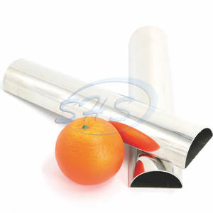 INOX <span class=keywords><strong>316</strong></span> erw ท่อสเตนเลสเชื่อมโลหะ60มม. ท่อรูปทรงกลมครึ่ง304L AISI201 - Product Image 1