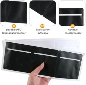 ที่ใส่แผ่นภาษีรถยนต์ 3 in 1 พลาสติก PVC สีดำขาว พิมพ์โลโก้ตามสั่ง ป้องกันลม - Product Image 3