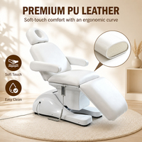 Table de massage professionnelle Master Electric Lift réglable et inclinable pour studio de cosmétiques, de piercings et de tatouages