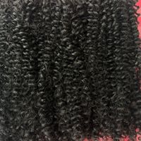 4 Pièces de Mèches Synthétiques Bouclées Réalistes, Extensions de Cheveux Naturelles, Vente en Gros Directe Usine