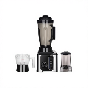 Blender <span class=keywords><strong>3</strong></span>-en-1, robot culinaire multifonctionnel, hachoir à viande 2-en-1, grande capacité 3L, stock d'usine, pas besoin de filtre, pas de manivelle - Product Image 1