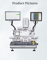 Station de soudage industrielle ZM-R750 à alignement optique BGA, zone de température IR, pour puce iPhone, GPU, CPU, PCB
