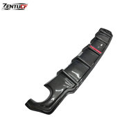 Lèvre arrière en fibre de carbone pour Lexus IS 2006-2012, compatible avec le diffuseur Lexus IS250 IS300 IS350 2006-2012 avec feu stop LED
