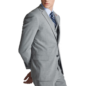 Elegante <span class=keywords><strong>Traje</strong></span> <span class=keywords><strong>Gris</strong></span> de 3 Piezas para <span class=keywords><strong>Hombre</strong></span>, Diseño Personalizado de Alta Calidad, Corte Entallado, Modelo YF022 - Product Image 6