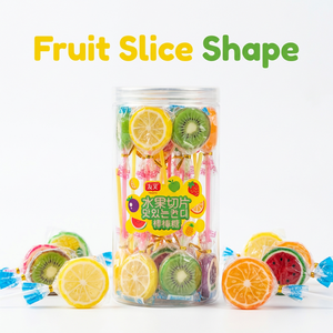 Caramelle Dure alla Frutta Fatte a Mano 20g in Barattolo di Plastica Trasparente, Vendita all'Ingrosso, Personalizzazione OEM - Product Image 3