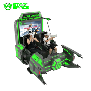เครื่องจำลองการยิงปืน VR แบบ 2 ผู้เล่นเชิงพาณิชย์ พร้อมแท่นเคลื่อนที่ ปืนแบบอินเทอร์แอคทีฟ และเกม VR มากกว่า 20 เกม - Product Image 3