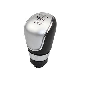 Pommeau de levier de vitesse en cuir, 5 ou 6 vitesses, manuel, pour Ford Focus, conception ergonomique, montage à filetage droit - Product Image 1