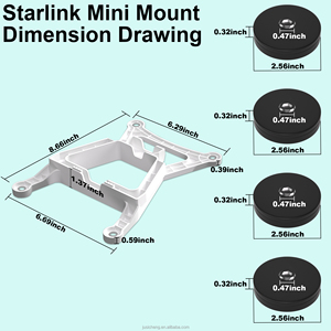 Soporte Magnético para Coche para Starlink Mini Dish, Kit <span class=keywords><strong>de</strong></span> Montaje Magnético Plano para Starlink Mini, Soporte Magnético para RVs - Product Image 2