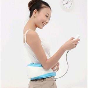 เข็มขัดนวดเอวอเนกประสงค์แบบชิ้นเดียว สีฟ้า ชาร์จ USB ได้ พร้อมรีโมทไร้สาย - Product Image 3