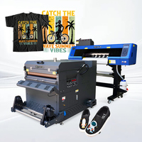 Modèle le plus économique et entièrement équipé, imprimante DTF 60 cm 24' avec 2 têtes d'impression I3200 I1600A1, machine DTF A1
