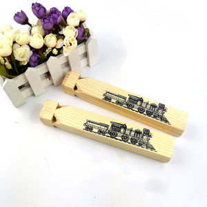 Silbato de Tren de Madera de Alta Calidad al por Mayor, Juguete Musical Popular para Niños - Product Image 1