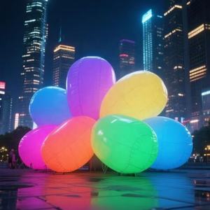 Combinaison de ballons gonflables créatifs à LED colorés pour la décoration des festivals de musique, des parcs et des activités <span class=keywords><strong>DJ</strong></span> - Product Image 1