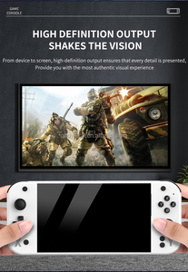 <span class=keywords><strong>Console</strong></span> de jeu rétro <span class=keywords><strong>portable</strong></span> QBUY G90 7 pouces 64 Go, prise en charge de la sortie TV, <span class=keywords><strong>console</strong></span> de jeux arcade nostalgique WIFI pour garçons PSP/PS1 - Product Image 4