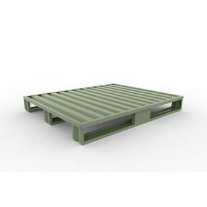 SALL - SPN060V Paleta de chapa pintada, verde (paquete múltiple)-EAN MATERIAL MANIPULACIÓN - Product Image 1