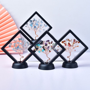 ขายส่งแฟชั่นหินกึ่งมีค่าหัตถกรรมอัญมณีพลังงานธรรมชาติคริสตัลต้นไม้โชคลาภสําหรับตกแต่งสํานักงาน - Product Image 2