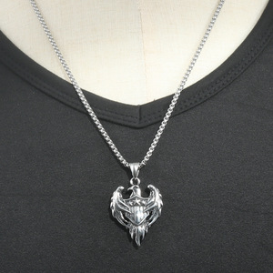 Collar con Colgante de Águila, Acero Inoxidable, Estilo Punk Unisex, Diseño de Bandera Americana, Joyería de Regalo 280736 - Product Image 3