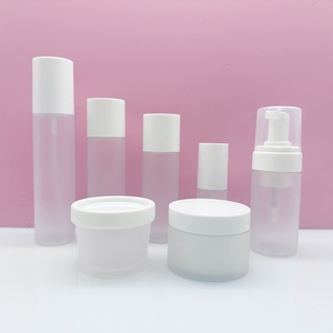 Bocaux en plastique givrés de luxe avec couvercle, 50g, pour emballage cosmétique, huile capillaire, ouverture large 67mm, contenants de 30ml à 500ml - Product Image 5