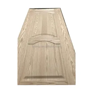 Porta interior de laje de madeira e vidro MDF para uso doméstico com trava em laje de madeira e vidro branco China Design moderno