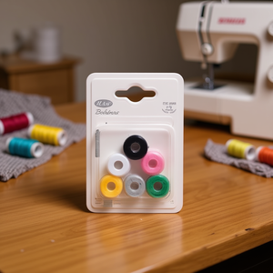 Bobine in Plastica ILAN con Filo, Set da 6 Pezzi, Accessorio per Cucito - Product Image 2