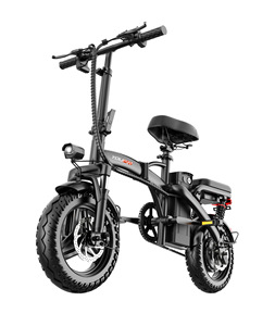 Bicicleta Eléctrica Urbana Mini de 400W en Oferta, Scooter Plegable de 14 Pulgadas para Adultos con Batería, Marco de Acero, Motor de 48v y Potencia de 750W - Product Image 6