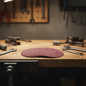 Discos Abrasivos Fervi con Respaldo Adhesivo, Discos de Lijado de 5 Pulgadas para Pulir Madera y Metal - Product Image 3