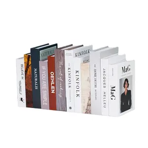 Modern Artificial Fashion Luxury Brand Designer Faux Decoration Book Modern Home Decor Books