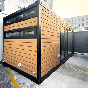 <span class=keywords><strong>Casa</strong></span> Contenedor Prefabricada Moderna Aislada de 20 Pies, Villa Pequeña Revestida de Madera <span class=keywords><strong>con</strong></span> Cocina y Baño para Resort, Camping y Hotel <span class=keywords><strong>al</strong></span> Aire Libre - Product Image 2