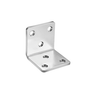 Soporte de ángulo recto de 90 grados, hierro angular en forma de L de 40x50 mm, soporte <span class=keywords><strong>triangular</strong></span> para estantería, accesorio de conexión para muebles - Product Image 2