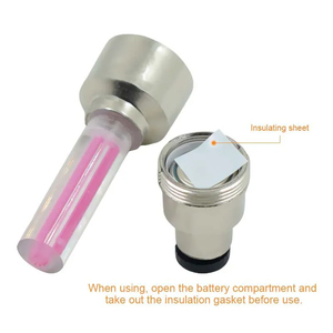 Vente en gros 1 pièce : Capuchons de pneu de vélo VTT à LED avec détecteur de mouvement, accessoires lumineux pour rayons de roue, clignotants néon - Product Image 2