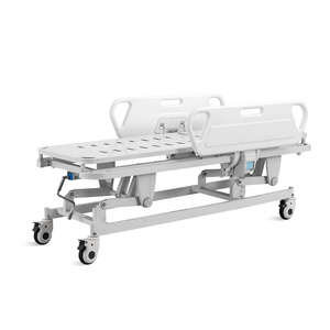 SKB038-2 Economische Roestvrijstalen Multifunctionele Aanpassing Handmatige Transport Noodarts Ziekenhuis Patiënt <span class=keywords><strong>Trolley</strong></span> Leverancier - Product Image 4