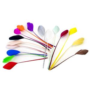 Pluma de ganso de colores, joyería, pendiente, decoración, plumas de cisne de 15-20cm/6-8 pulgadas para manualidades, 50 unids/pack - Product Image 4