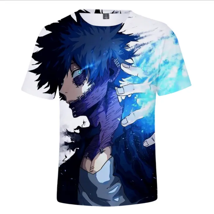 PINYU Anime Kleidung My Hero Academia T-Shirts Benutzer definierter Druck Cosplay Kostüm T-Shirt Adult Unisex