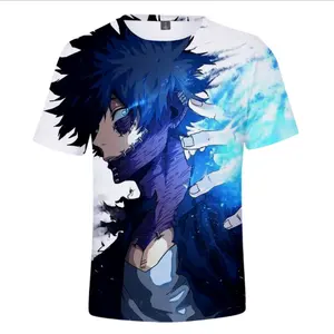 PINYUアニメ服僕のヒーローアカデミアTシャツカスタム印刷コスプレコスチュームTシャツ大人ユニセックス