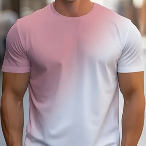 <b>Polyester</b> Sublimated Printing Short Sleeve Digital Printing Crew Neck Sports <b>Tshirts</b> for Men - Product Image 1